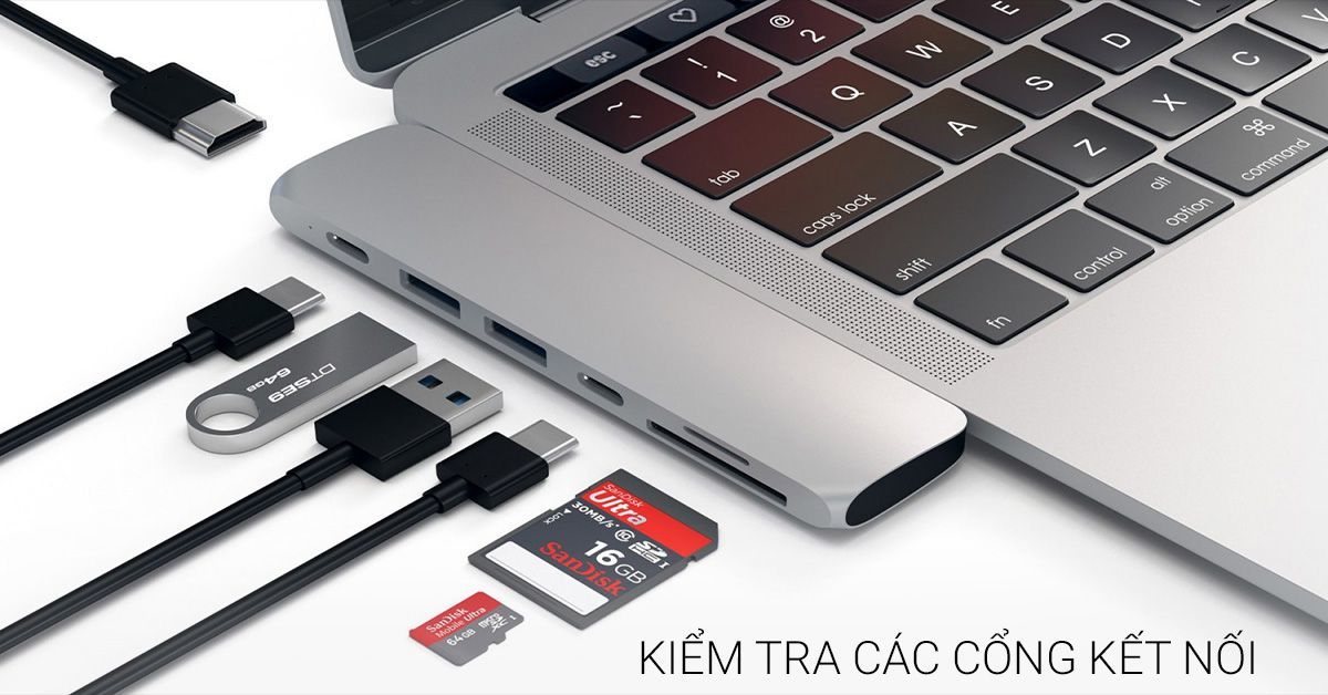 check cổng kết nối